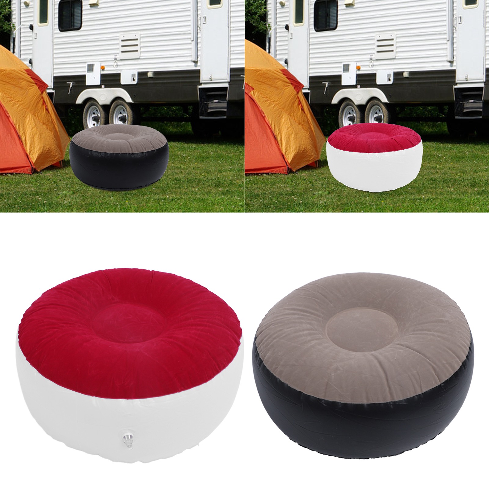 Outdoor Furniture Design - เก้าอี้พองลมแบบพกพา น้ำหนักเบา ดีไซน์ตามหลักสรีรศาสตร์ ทรงกลม เหมาะสำหรับการเดินทางและตั้งแคมป์