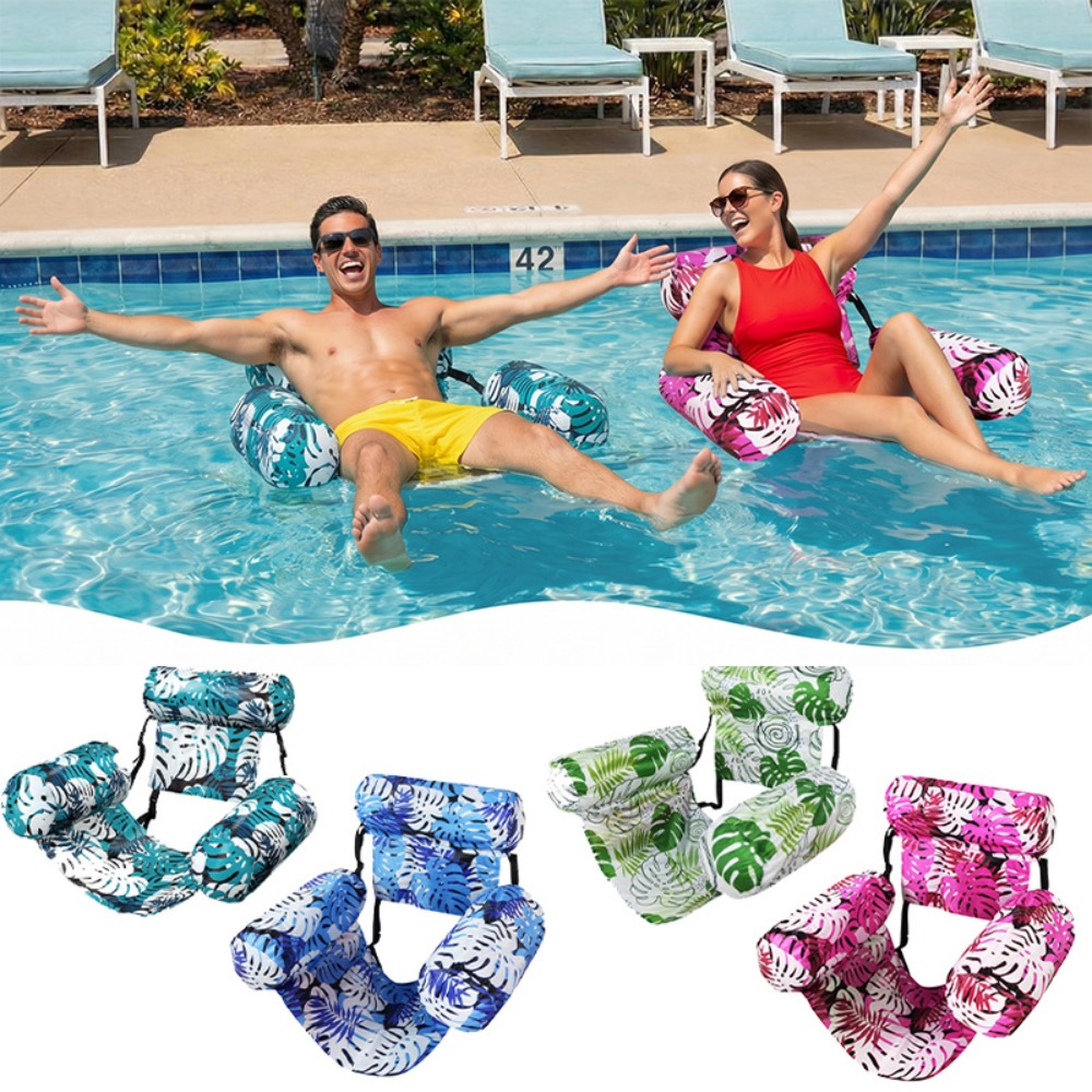 Outdoor Furniture For Pool - เก้าอี้เป่าลมสำหรับสระว่ายน้ำกลางแจ้ง เก้าอี้ลอยน้ำสำหรับผู้ใหญ่ ใช้สำหรับชายหาด ทะเลสาบ สนามหลังบ้าน ปาร์ตี้ฤดูร้อน