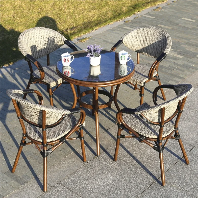 Outdoor Furniture Italy - # ใหม่อิตาลีออกแบบที่ไม่ซ้ํากันโลหะสีดําและเชือกสวนกลางแจ้งสบายๆโซฟาเฟอร์นิเจอร์ริมสระน้ําแพลตฟอร์มมุมชุด