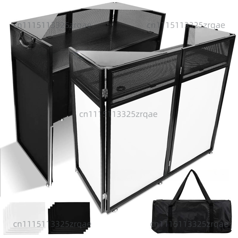 Outdoor Furniture Design - บูธเวทีแบบพับได้ Mingtang ออกแบบเองได้ พร้อมไฟ LED สถานีมิกเซอร์ดีเจแบบเคลื่อนย้ายได้