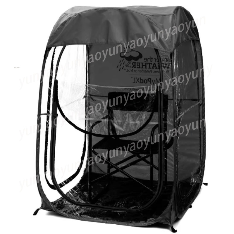 Gazebo Pop Up - หลังคาพับได้ PVC สำหรับใช้งานกลางแจ้ง - สำหรับตกปลา/ชมการแข่งขัน พร้อมกระเป๋าเก็บของ