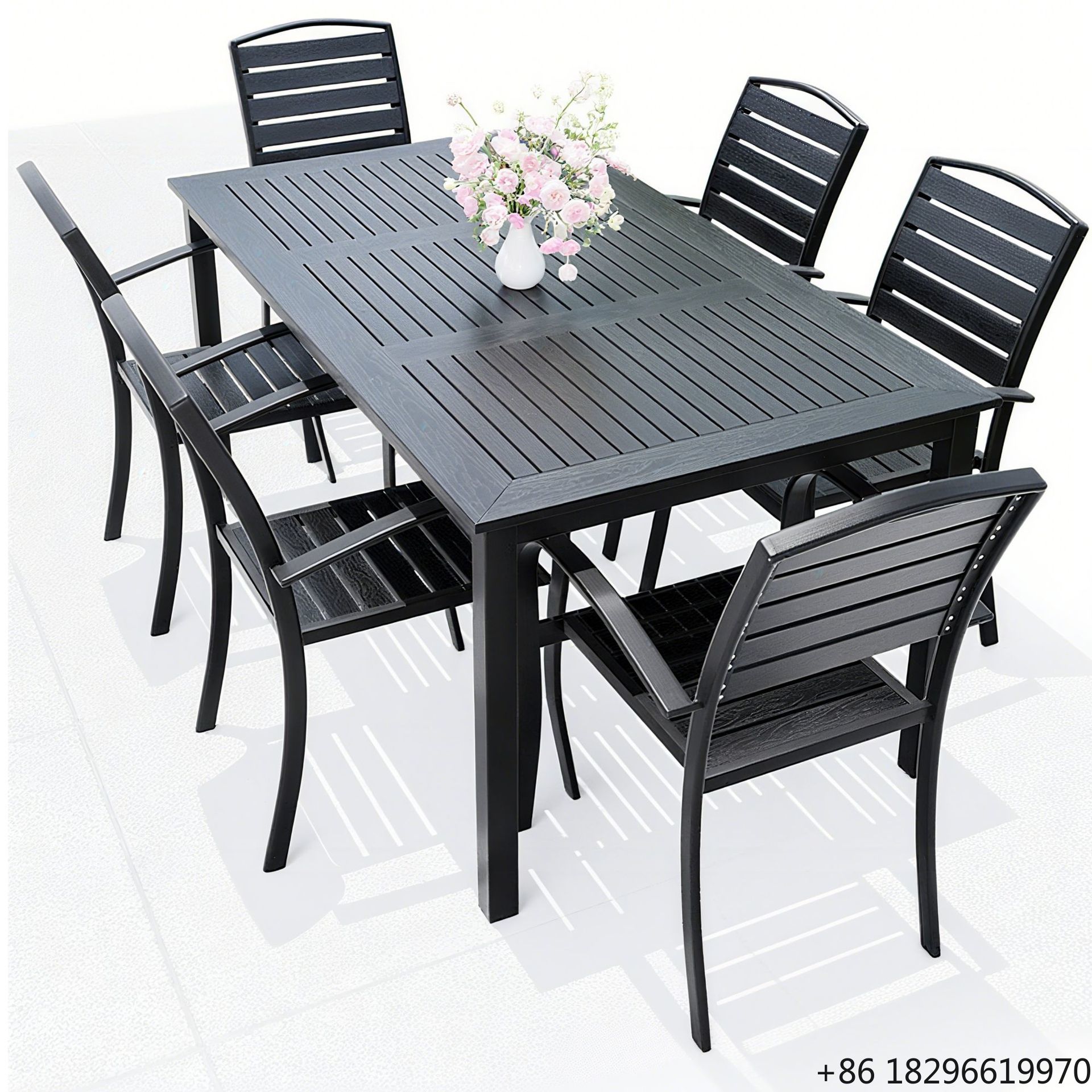 Outdoor Furniture Table And Chairs - ชุดโต๊ะเก้าอี้ปิกนิกไม้ไผ่ใหม่ สำหรับระเบียง ลานบ้าน เฟอร์นิเจอร์กลางแจ้งทันสมัย