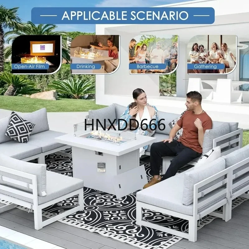 ชุดเฟอร์นิเจอร์อลูมิเนียมสำหรั - Outdoor Furniture Set With Fire Pit บทวิจารณ์และราคา