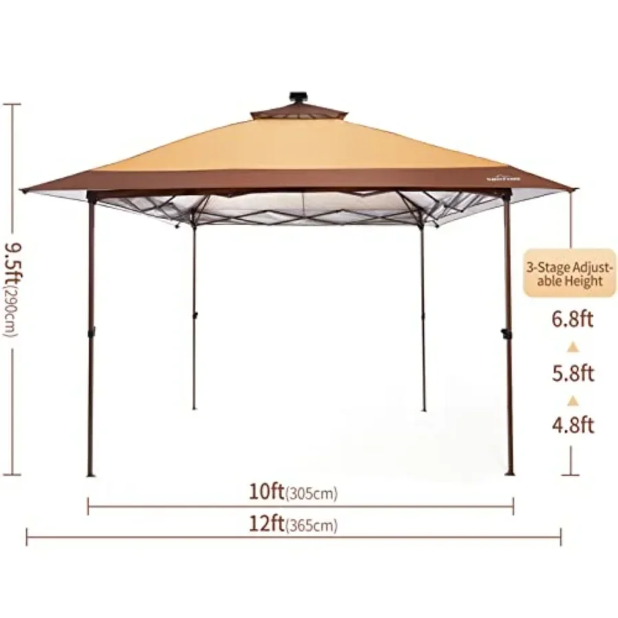 เต็นท์ซันไทม์ป๊อปอัพเกซิโบโพลี - Gazebo Pop Up บทวิจารณ์และราคา