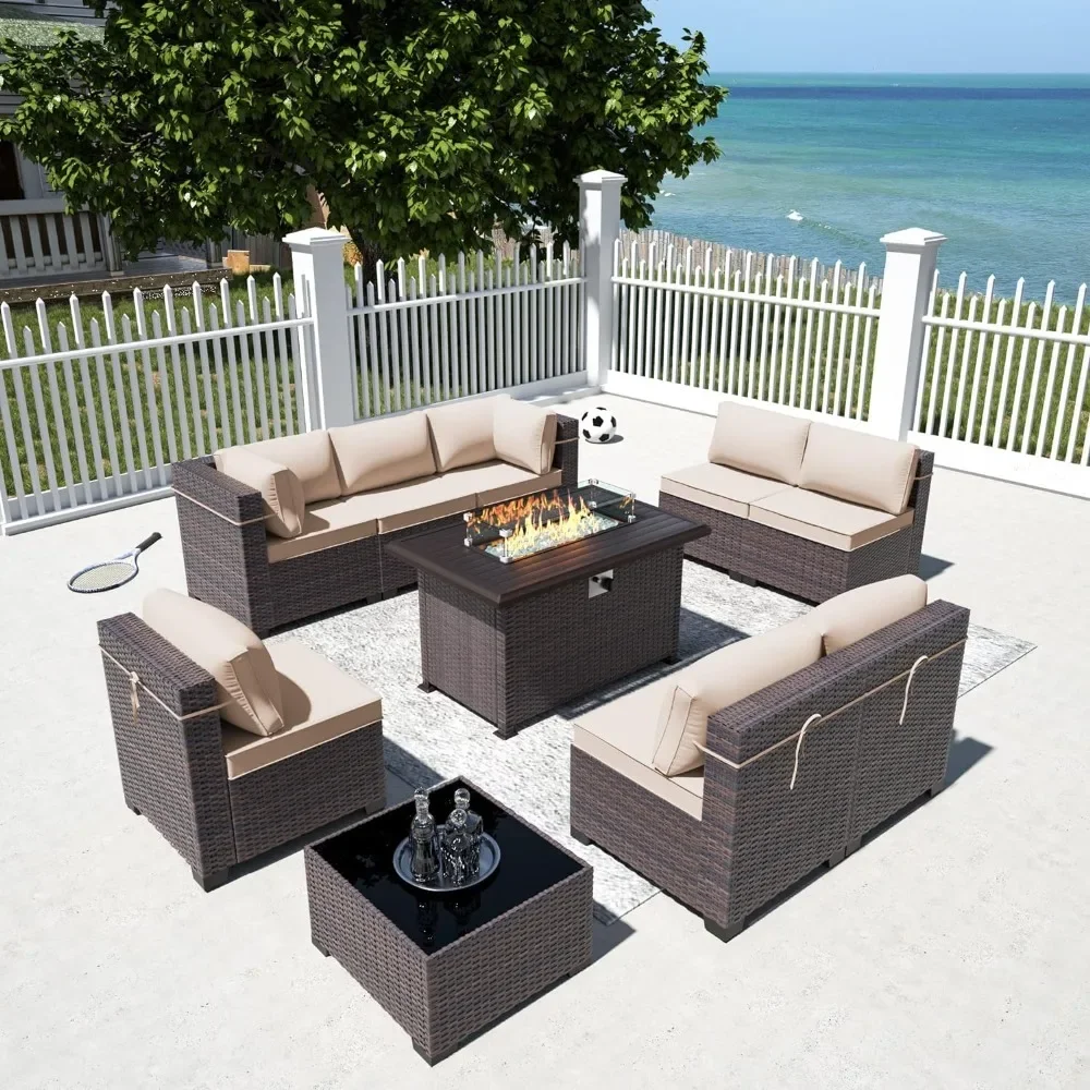 -ชุดเฟอร์นิเจอร์ลานพร้อมโต๊ะหล - Outdoor Furniture Set With Fire Pit บทวิจารณ์และราคา