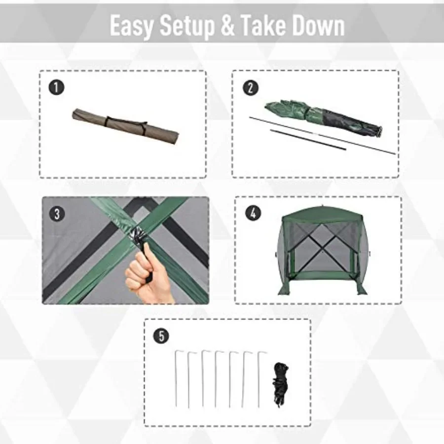 เต็นท์แคมป์ปิ้งแบบป๊อปอัพพร้อม - Gazebo Pop Up บทวิจารณ์และราคา