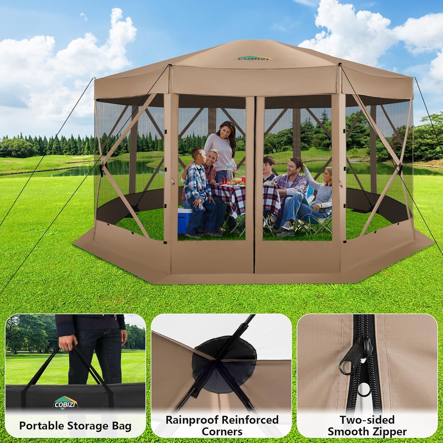เต็นท์กันยุงแบบป๊อปอัพ ขนาด 15 - Gazebo Pop Up บทวิจารณ์และราคา