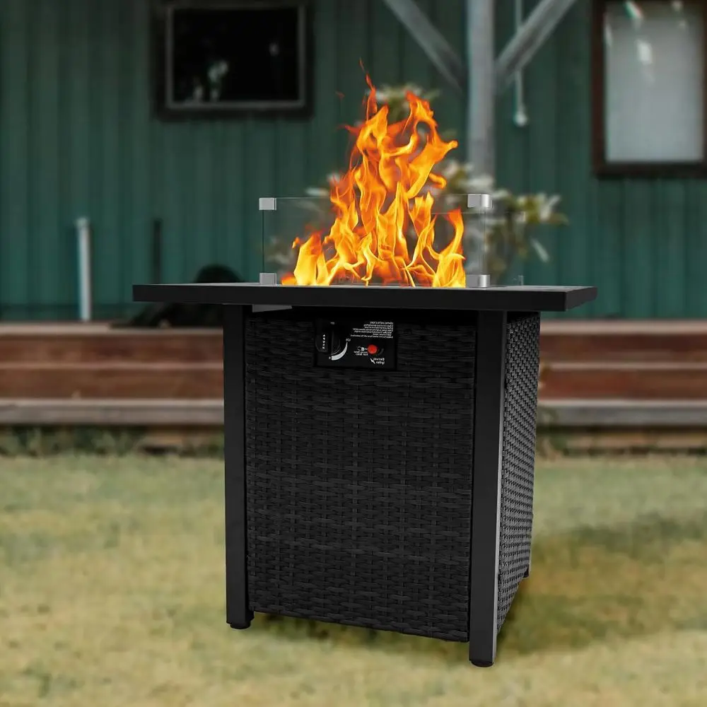 ชุดเฟอร์นิเจอร์หวายสำหรับลานกล - Outdoor Furniture Set With Fire Pit บทวิจารณ์และราคา