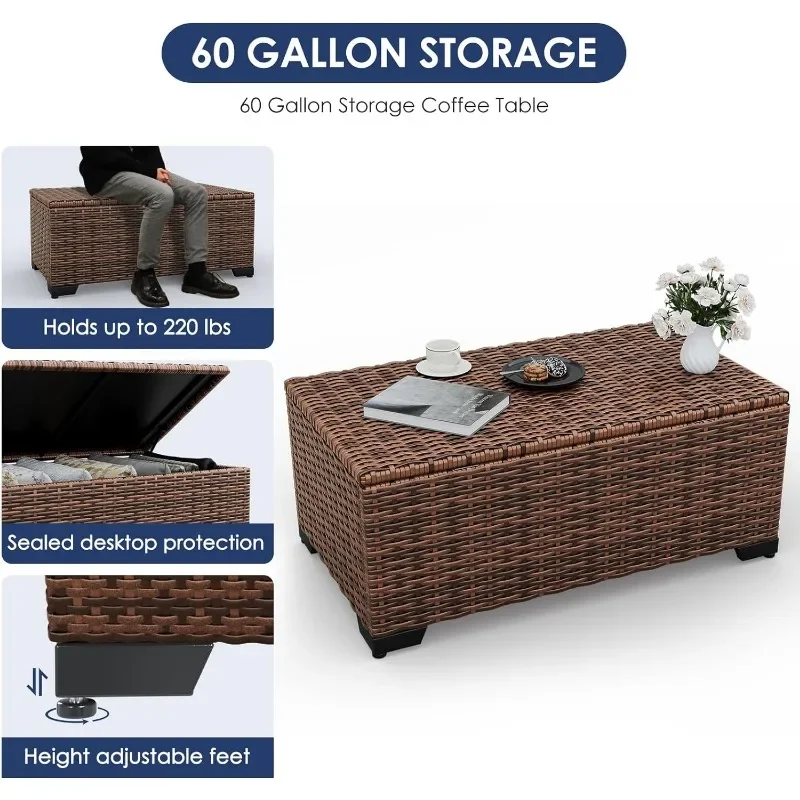 ชุดเฟอร์นิเจอร์พร้อมโต๊ะหลุมไฟ - Outdoor Furniture Set With Fire Pit บทวิจารณ์และราคา