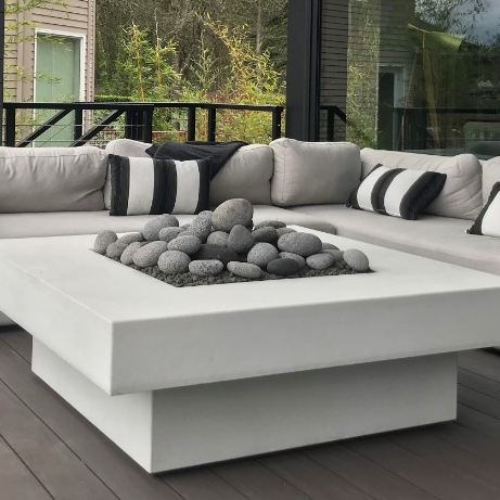 ชุดโซฟากลางแจ้งพร้อมโต๊ะเตาไฟ  - Outdoor Furniture Set With Fire Pit บทวิจารณ์และราคา
