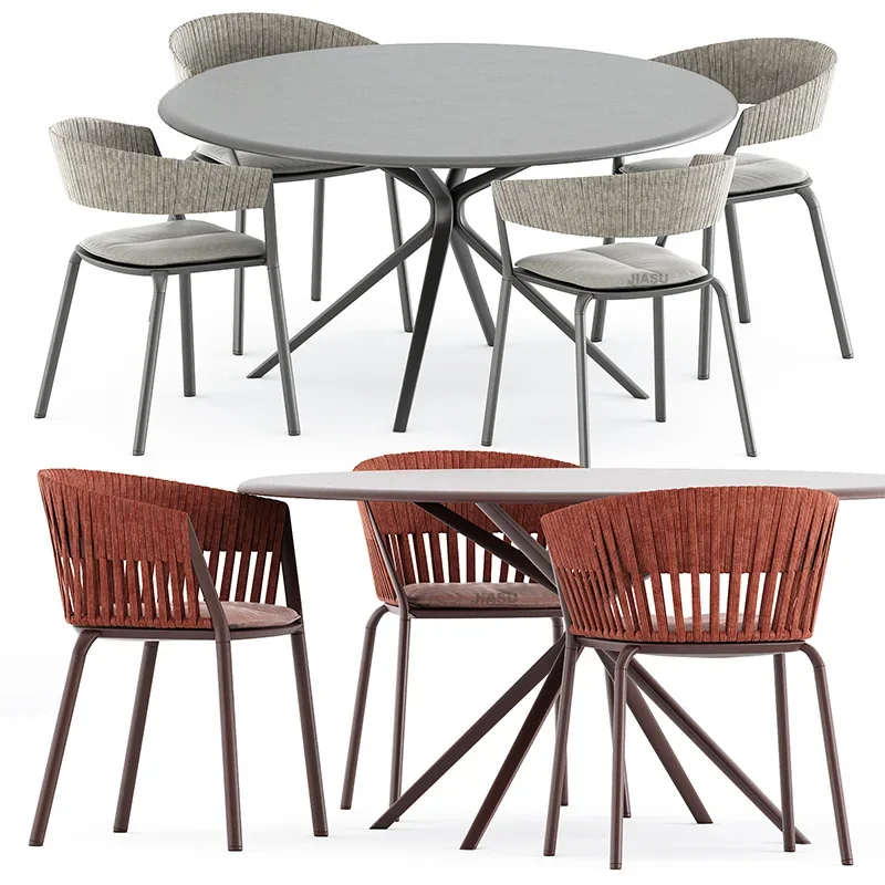 'เฟอร์นิเจอร์กลางแจ้งเหล็ก 4 ช - Outdoor Furniture Table And Chairs บทวิจารณ์และราคา