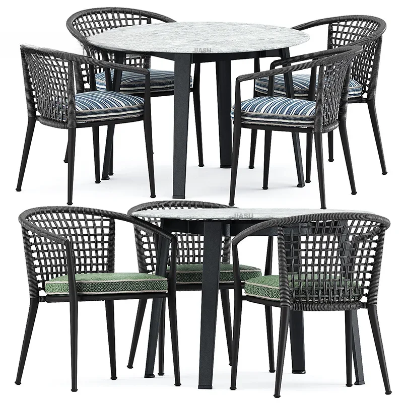 'เฟอร์นิเจอร์กลางแจ้งเหล็ก 4 ช - Outdoor Furniture Table And Chairs บทวิจารณ์และราคา