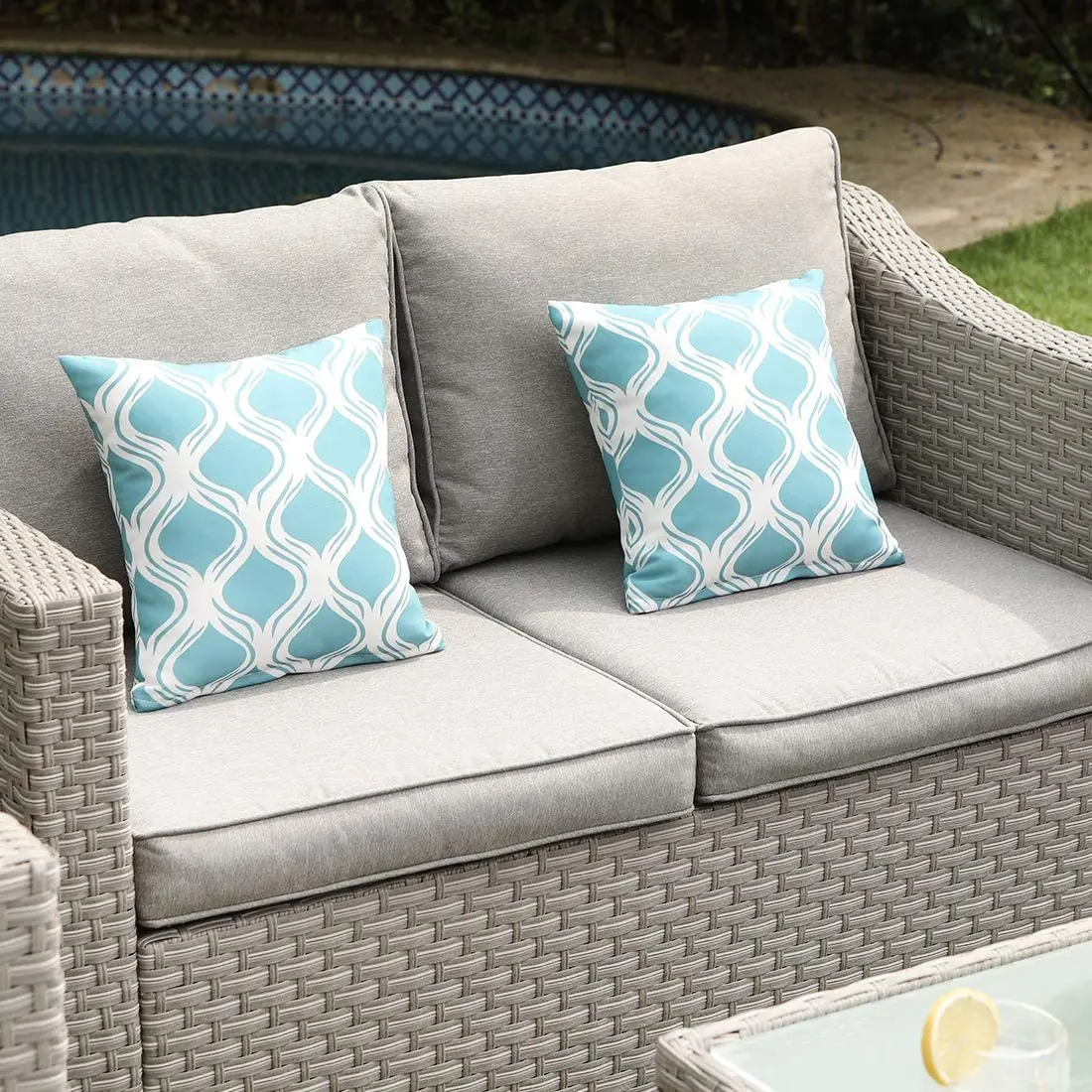 -เฟอร์นิเจอร์กลางแจ้ง 5 ชิ้นหว - Outdoor Furniture Set With Fire Pit บทวิจารณ์และราคา