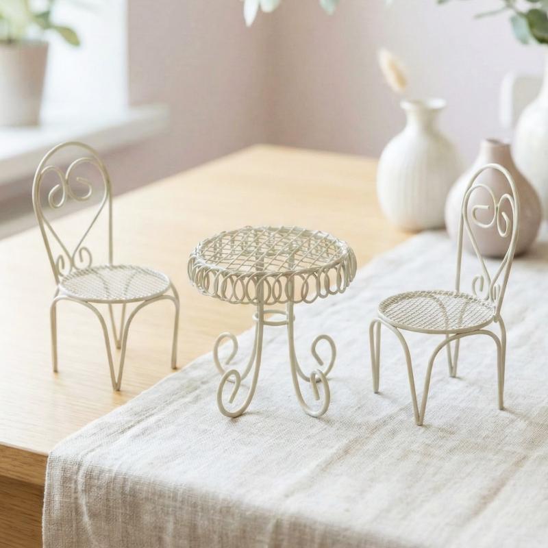 1/3 ชิ้น ของตกแต่งสวนบ้านตุ๊กต - Outdoor Furniture Design บทวิจารณ์และราคา