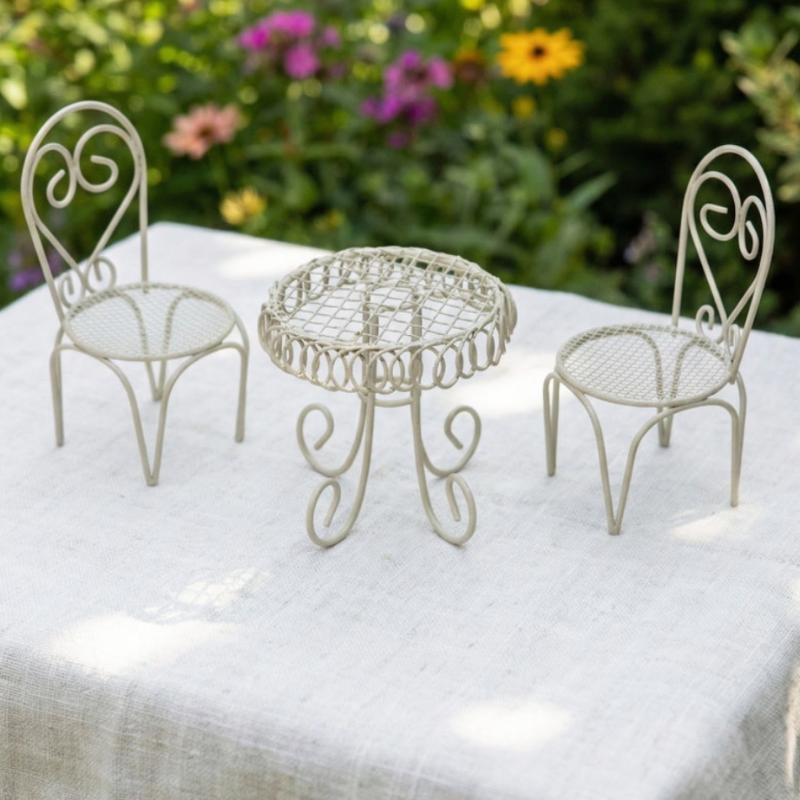 1/3 ชิ้น ของตกแต่งสวนบ้านตุ๊กต - Outdoor Furniture Design บทวิจารณ์และราคา