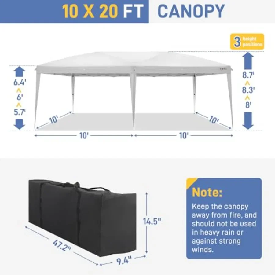 เต็นท์ป๊อปอัพขนาด 10x20 ฟุต พร - Gazebo Pop Up บทวิจารณ์และราคา