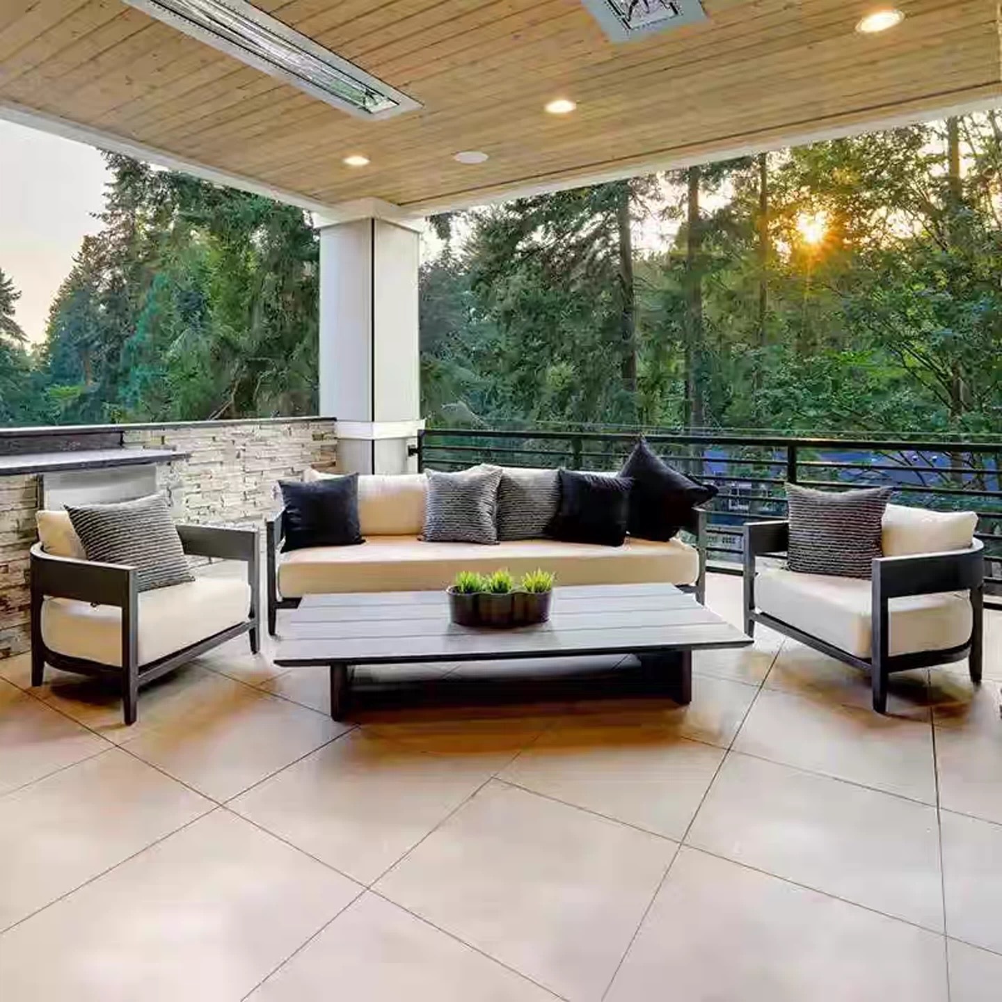ชุดเฟอร์นิเจอร์กลางแจ้งสไตล์นอ - Outdoor Furniture Italy บทวิจารณ์และราคา