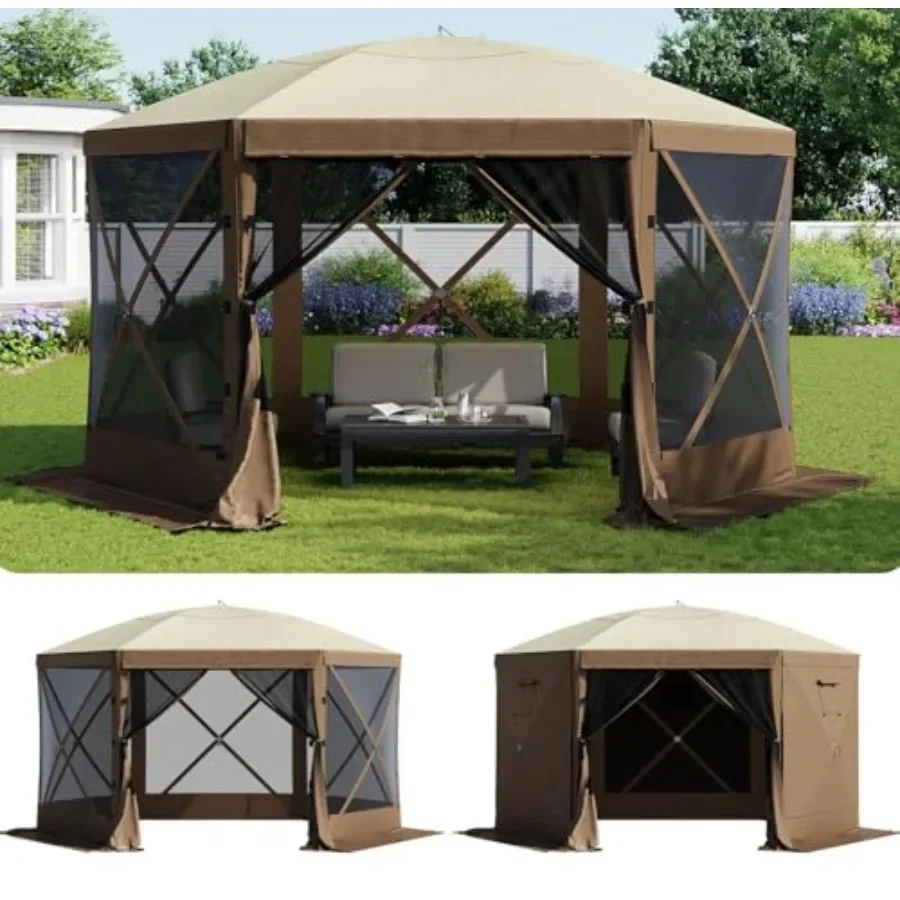 เต็นท์ป๊อปอัพ 6 ด้าน เต็นท์ทรง - Gazebo Pop Up บทวิจารณ์และราคา