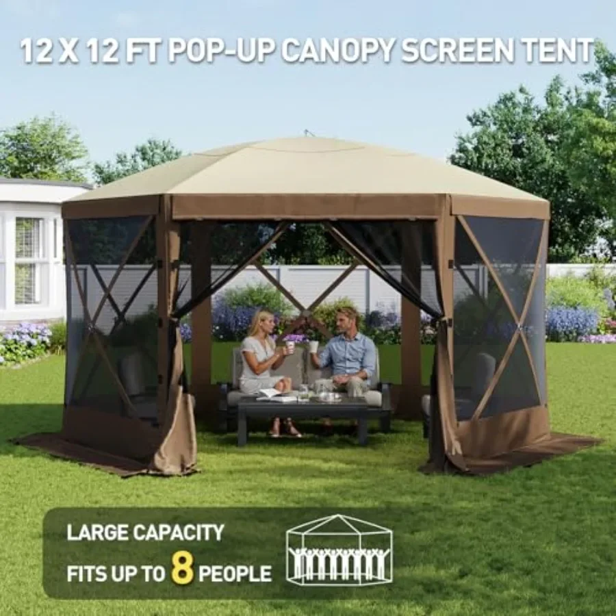 เต็นท์ป๊อปอัพ 6 ด้าน เต็นท์ทรง - Gazebo Pop Up บทวิจารณ์และราคา