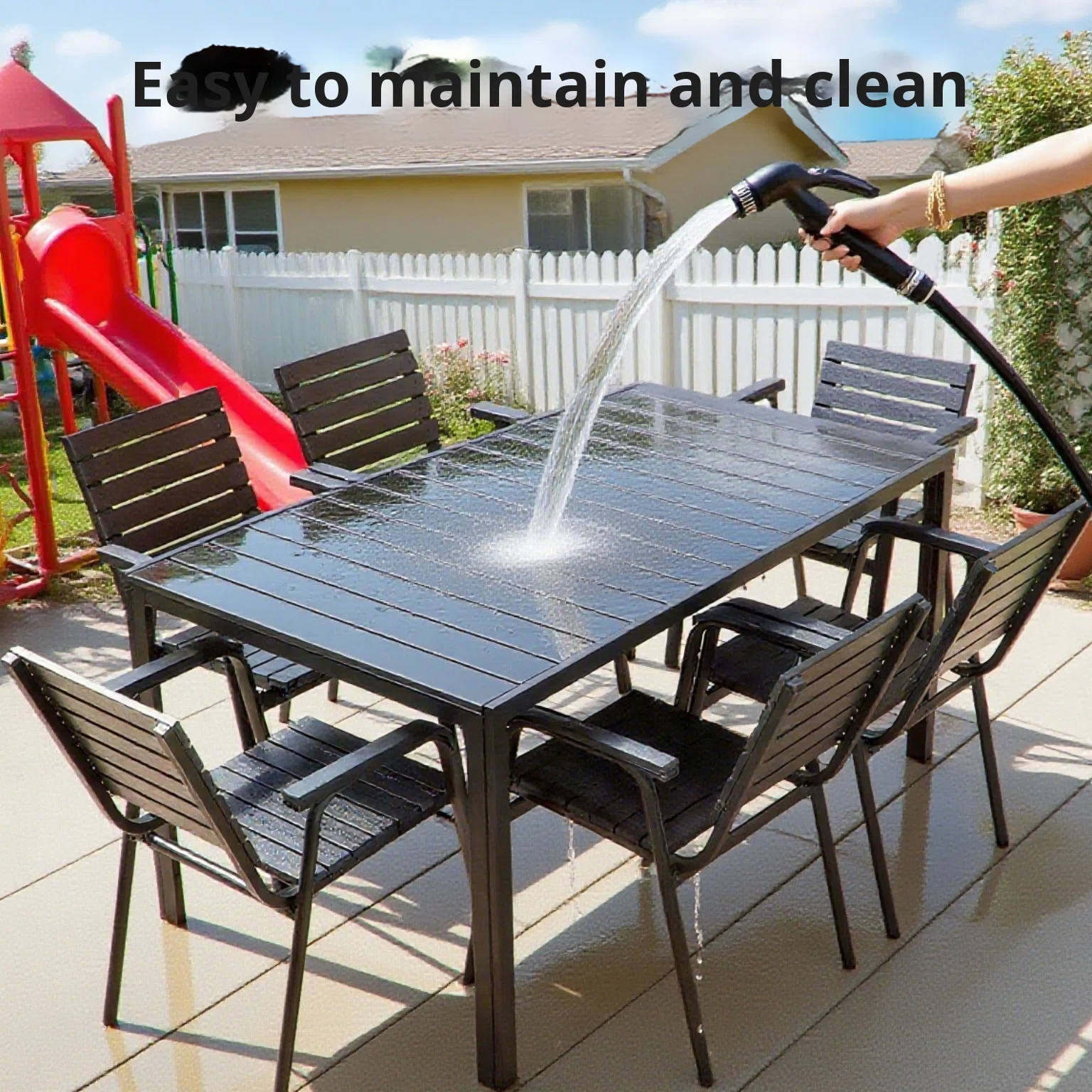 ชุดโต๊ะเก้าอี้ปิกนิกไม้ไผ่ใหม่ - Outdoor Furniture Table And Chairs บทวิจารณ์และราคา